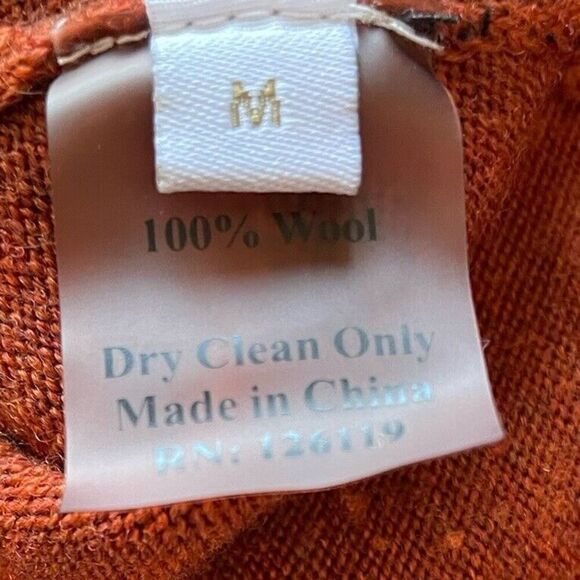 VICTOR GLEMAUD Sweater Womens Medium M Brown One Shoulder Cropped Wool - Picture 10 of 12